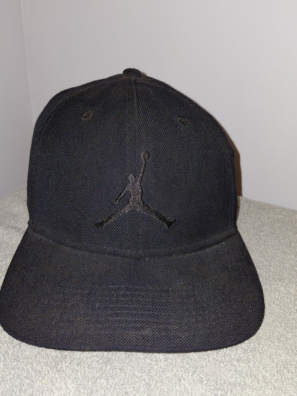 Jordan Black Jumpman Fitted Hat